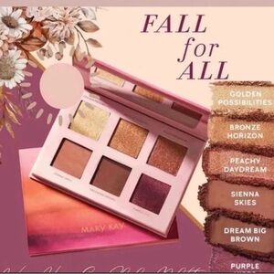 Mary Kay Eyeshadow Palette - Golden, Bronze, Peach, Sienna, Purple